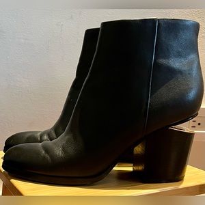 Alexander Wang Leather Gabi booties - rose gold - Size 37